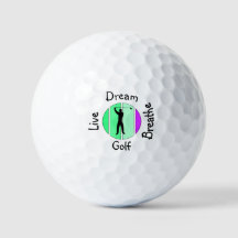 Golf leben, träumen, atmen