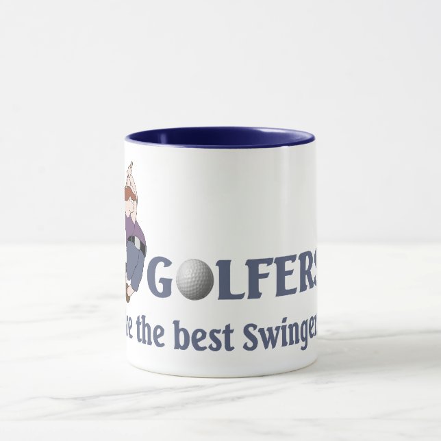 Golf-lebenslustige Typen Tasse (Zentrum)