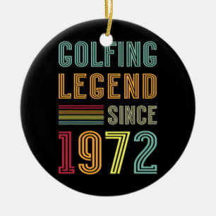 Golf-Legende 1972 50. Geburtstag Golf 50 Jahre Keramik Ornament