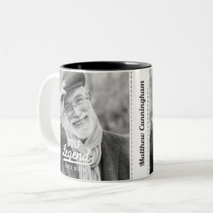 Golf Legende Seit der Geburt Funny Modern Vintag Zweifarbige Tasse