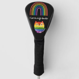 Golf LGBT Pride Gay Vatertag für Papa Regenbogen Golf Headcover