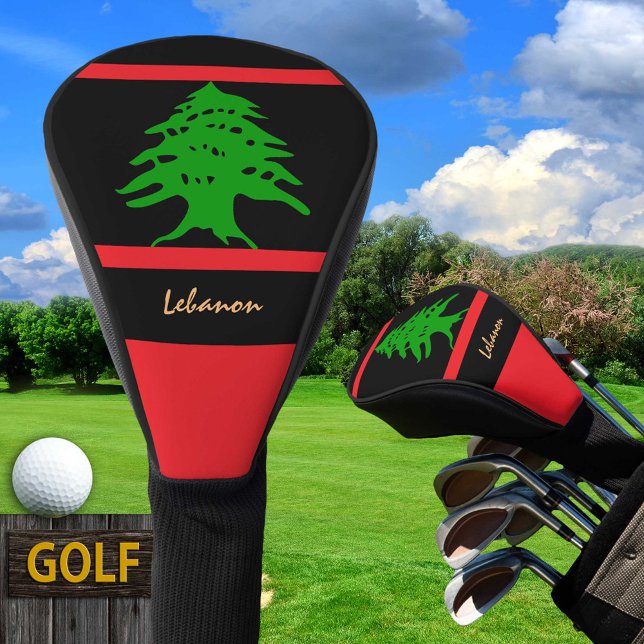 Golf Libanon & Libanon Flag RE2 /Golf Clubs Cover Headcover (Von Creator hochgeladen)