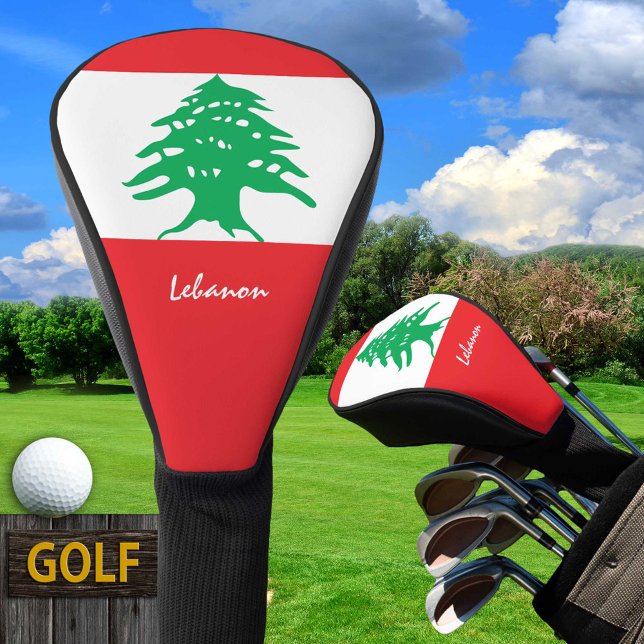 Golf Libanon & Libanon Flagge /Golf Clubs Abdeckun Golf Headcover (Von Creator hochgeladen)