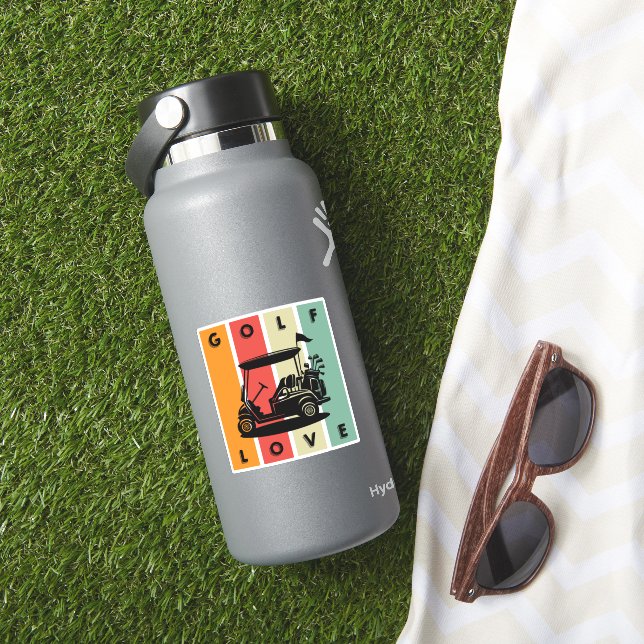 Golf-Liebe Aufkleber (HydroFlask Insitu)