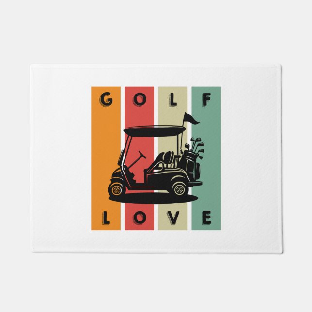 Golf-Liebe Fußmatte (Vorderseite)