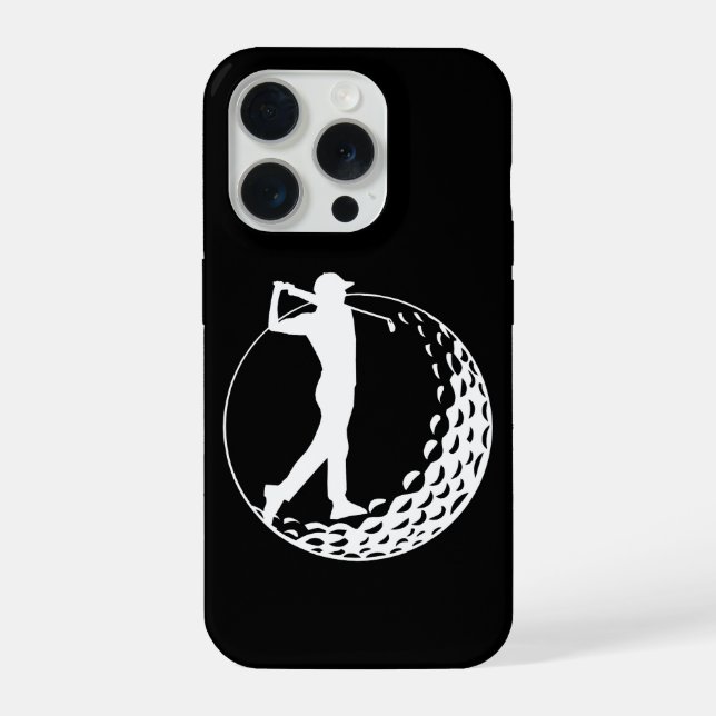 Golf-Liebhaber, Golfer  iPhone Hülle (Rückseite)