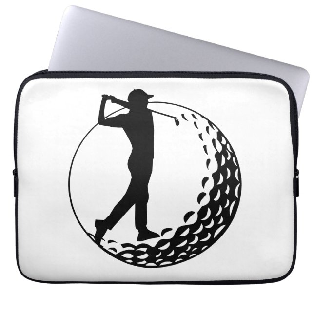 Golf-Liebhaber, Golfer  Laptopschutzhülle (Vorderseite)