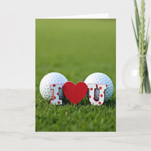 Golf Liebt Dich Einfache Karte