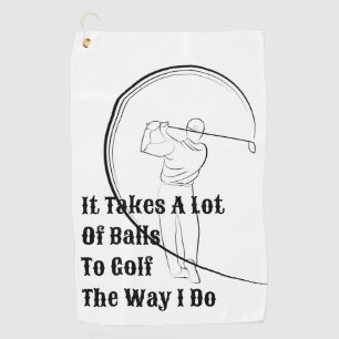 Golf Like a Pro mit Personalisierten besten Golfha Golfhandtuch