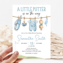 Golf Little Putter Baby Shower