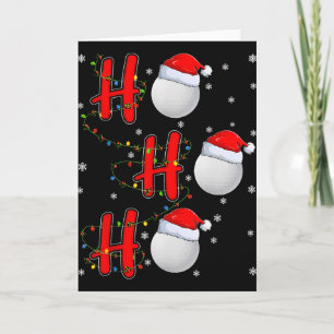 Golf Ll Weihnachtsmann Hut Ho Ho Ho Männer Frauen Karte