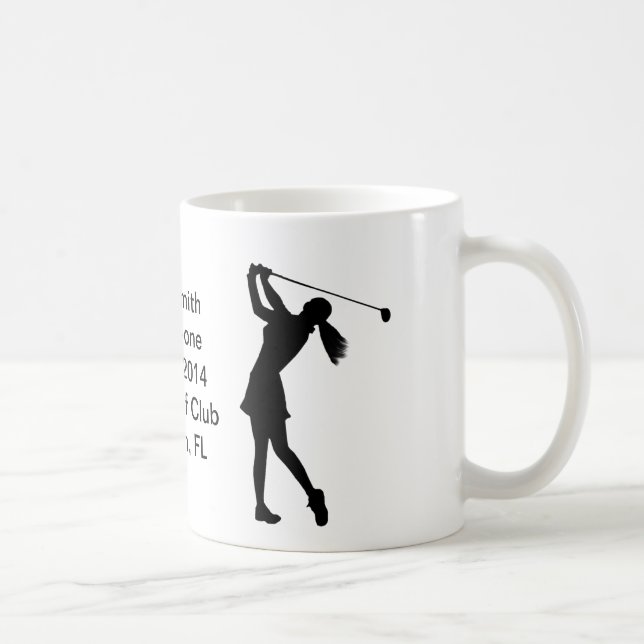 Golf Loch--ein im Gedenken kundengerecht Kaffeetasse (Rechts)