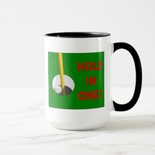 Golf-Loch in einer Tasse