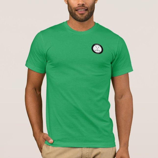 GOLF-Logo Cool grün T - Shirt (Vorderseite)
