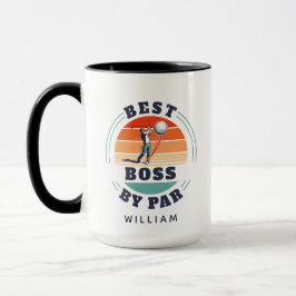 Golf Lover Boss per Par Custom Retro Tasse