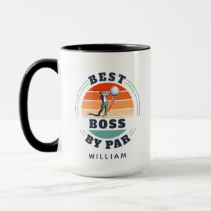 Golf Lover Boss per Par Custom Retro Tasse