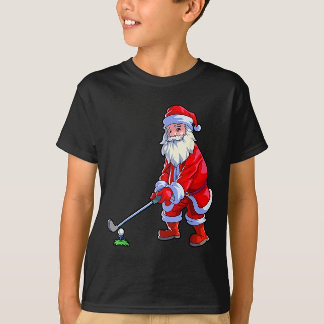 Golf Lover Christmas Shirt Men Golf Club Golfing S (Vorderseite)