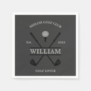 Golf Lover Cross Papier Serviette