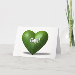 Golf Lover Design Grußkarte Karte