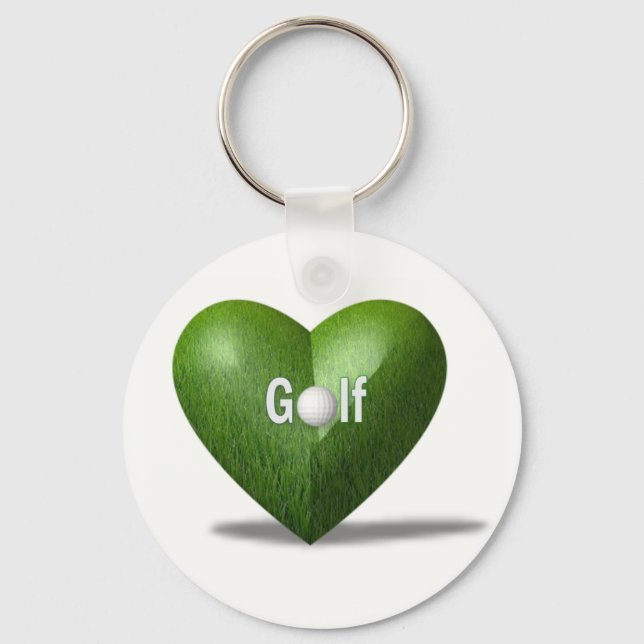 Golf Lover Design Schlüsselanhänger (Vorderseite)