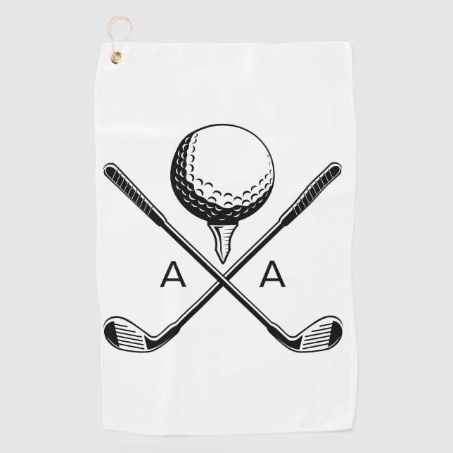 Golf Lover Geschenk, Cotton Golf Handtuch, Geschen Golfhandtuch (Vorderseite)