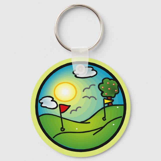 Golf Lover Schlüsselanhänger (Vorderseite)