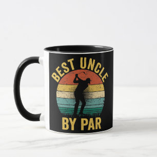 Golf Lover zum Besten Uncle by Par Vatertag Tasse