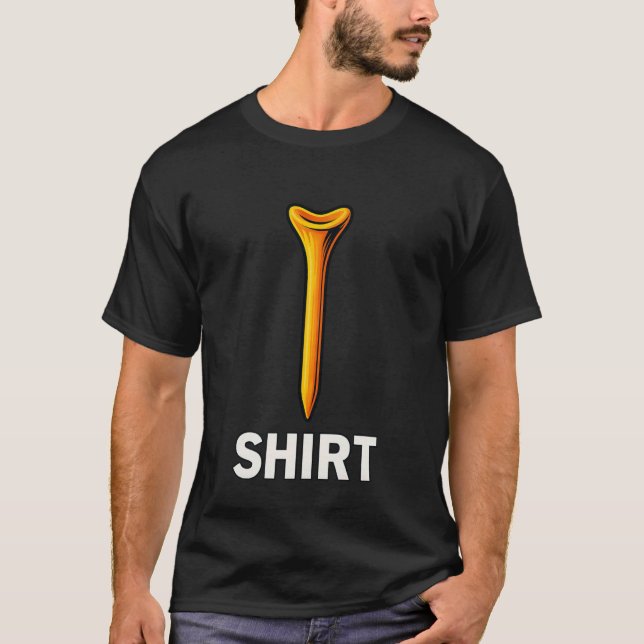 Golf Lustiger Golf Abschlag T-Shirt (Vorderseite)
