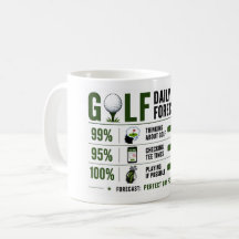 Golf lustiger Spruch Wettervorhersage 
