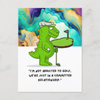 Golf lustiges Sprichwort Angebot für Golfer Gruß