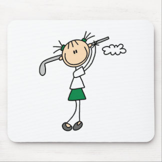 Golf-Mädchen Mousepad