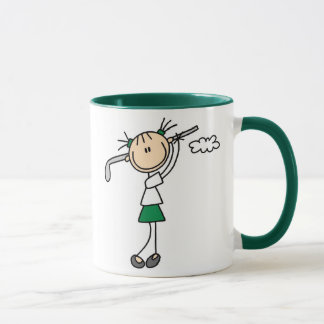 Golf-Mädchen-Tasse Tasse