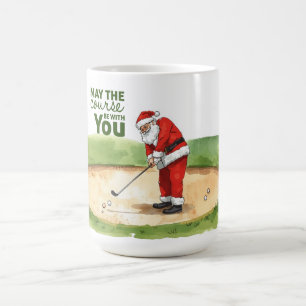 Golf Mai der Platz bei Ihnen sein für Weihnachten Kaffeetasse