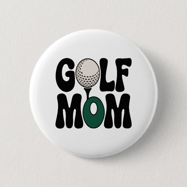 Golf-Mama Button (Vorderseite)