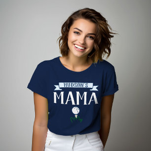 Golf Mama Custom Erstes Geburtstags-Shirt T-Shirt