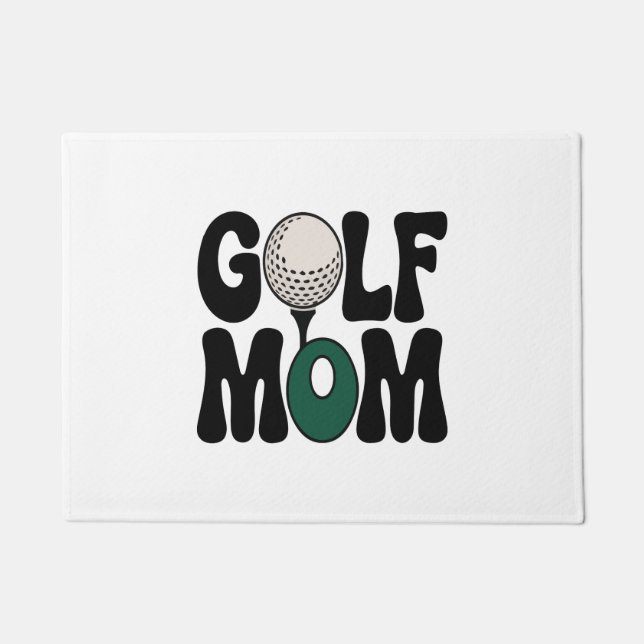 Golf-Mama Fußmatte (Vorderseite)