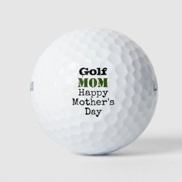 Golf Mama Glücklich Muttertag Golfball