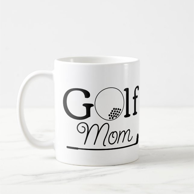Golf-Mama Kaffeetasse (Links)