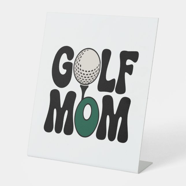 Golf-Mama Sockelschild (Vorderseite)