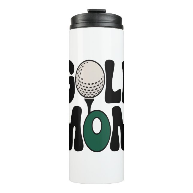 Golf-Mama Thermosbecher (Vorderseite)