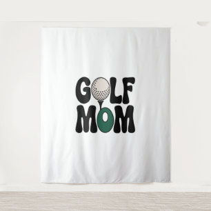 Golf-Mama Wandteppich
