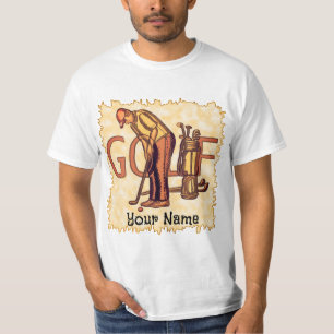 Golf Man Letters T-Shirt
