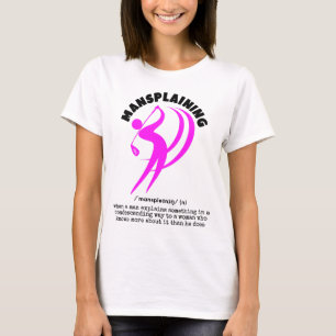 Golf MANSPLAINING Lustig T-Shirt