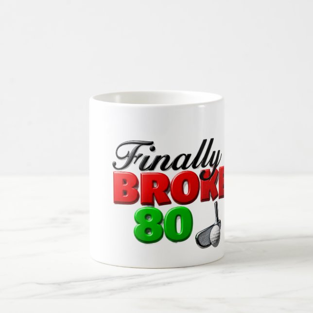 Golf-Meilenstein-Golfergebnis Kaffeetasse (Mittel)