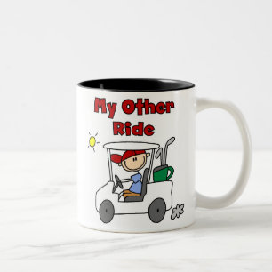 Golf Mein Anderes Fahrzeug Zweifarbige Tasse