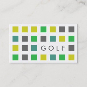 GOLF (Mod-Quadrate) Visitenkarte