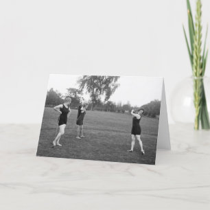 Golf-Mode die Zwanzigerjahre der Frauen Karte