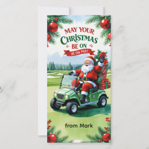 Golf "Mögen Sie Ihre Weihnachten auf Par?en" für G