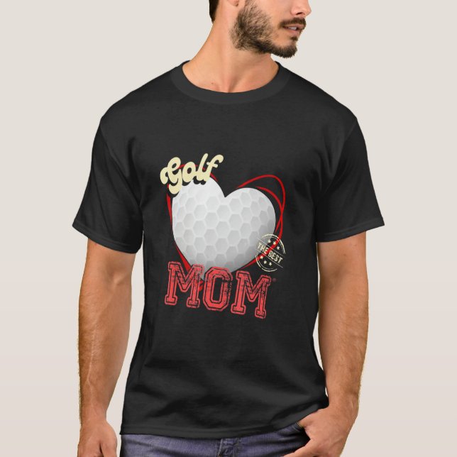 Golf Mom Womens Cheer Golf Mom Mother's Day Golf T-Shirt (Vorderseite)