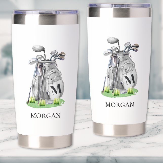 Golf-Monogramm Thermobecher (Monogram Golf Insulated Tumbler)